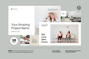 Canva: Project Proposal Template Kit, a Templates & Theme by Designova® (Thumbnail 1 of 33)