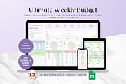 Ultimate Weekly Budget - Pastel, a Templates & Theme by The Creative Plans co (Thumbnail 1 of 10)