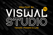 Farkey - Modern Techno Font, a Sans Serif Font by Viswal Studio (Thumbnail 4 of 10)