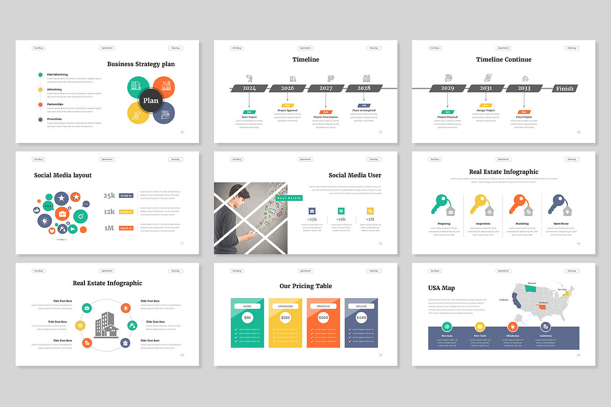 Real Estate Presentation PPT, a Presentation Template by Mighty-Slide (Photo 6 of 8)