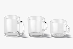 18 Glass Mug 3D Model