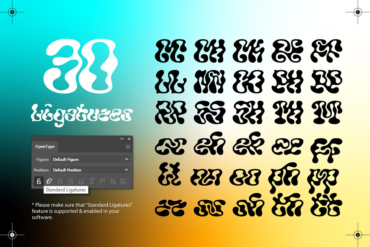 Drunk Vision - Creative Font, a Symbol Font by Gleb Guralnyk (Photo 5 of 7)