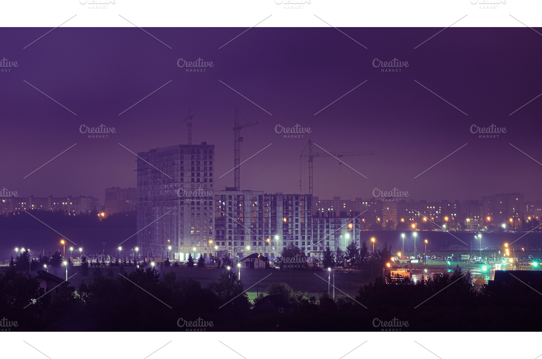 Night City Illumination. Development, an Architecture Photo by Our Amazing World
