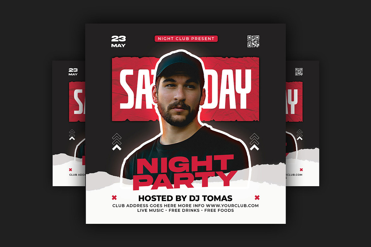Night Club Flyer, a Flyer Template by CocoDesign (Photo 1 of 2)