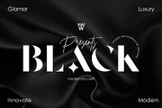 Black Font | Seamless Serif Font, a Serif Font by WhymoreArt (Thumbnail 1 of 10)