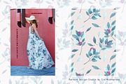 Tangerine Pastel Seamless Patterns, a Pattern Graphic by Marta & Livonka (Thumbnail 4 of 17)