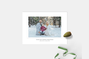 Christmas Card Template CD132