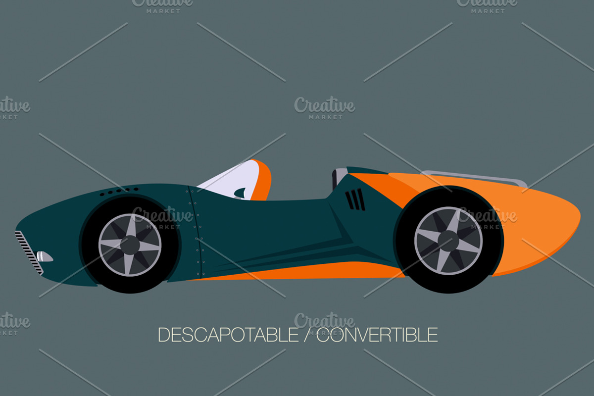 convertible supercar, an Illustration by FMR IBERICA