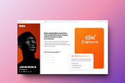 Boka - portfolio and resume template, a Bootstrap Template by SLICEmyPAGE (Thumbnail 8 of 13)
