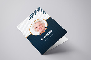 Funeral Program Template - V1060