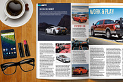 Car Magazine Template, a Magazine Template by Red Cactus Creative (Thumbnail 11 of 18)