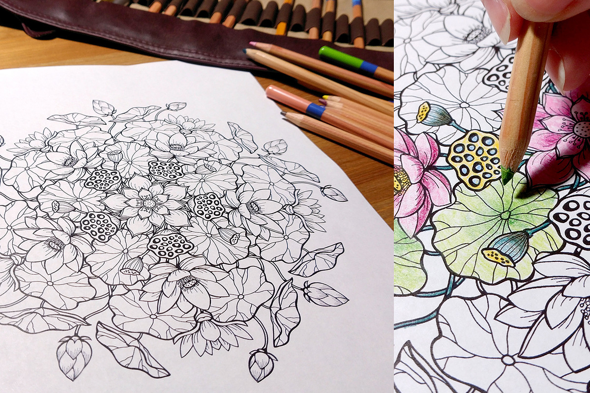 Lotus Mandala, an Illustration by KatPush (Photo 2 of 5)
