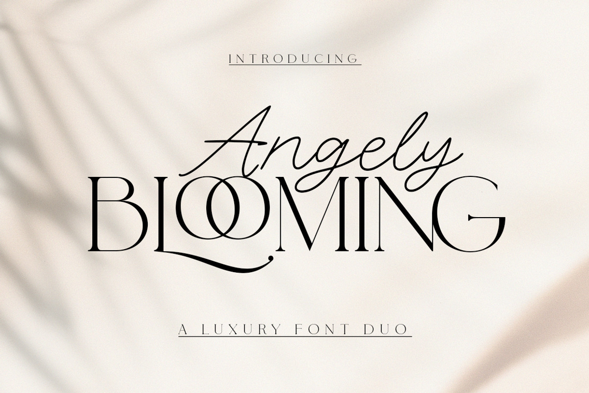 Angely Blooming Duo, a Script Font by Letter Fresh (Photo 8 of 8)