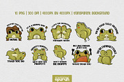 Funny Frog Quotes Sublimation  Tee, an Animal Illustration by creationsbyapuruh (Thumbnail 5 of 6)