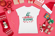 Funny Christmas Wine SVG Bundle, a Food Illustration by Anastasia Feya (Thumbnail 3 of 9)