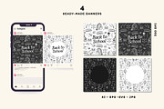 Back to School vector clipart set, an Education Illustration by VerAna (Thumbnail 6 of 14)