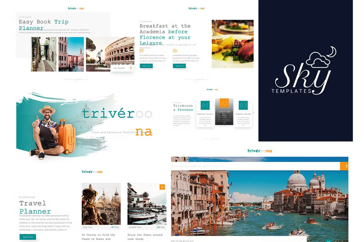 Wanderer Travel Powerpoint Template, a Presentation Template by GearShift (Photo 4 of 4)