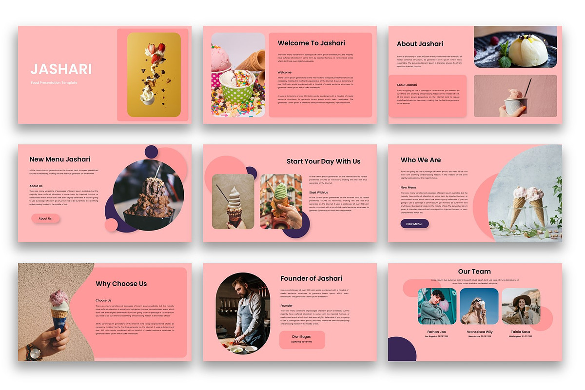 Jashari– Food Google Slide Template, a Presentation Template by kreatifreya (Photo 2 of 5)