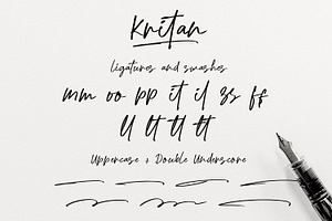 Kritan - Signature Font