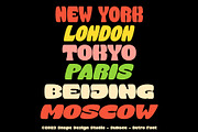 Subace - Retro Font, a Sans Serif Font by Snape Design Studio (Thumbnail 5 of 9)