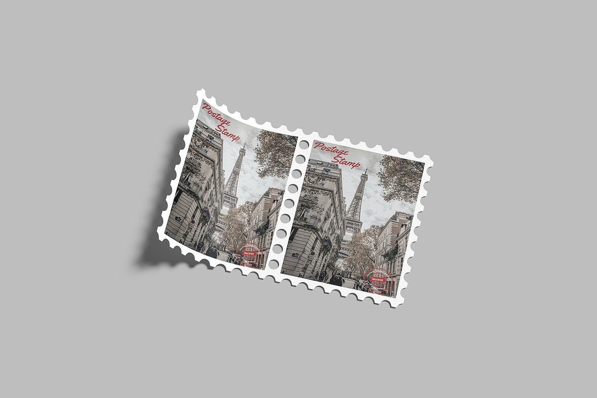 Postage Stamp Mockup, a Stationery Template by Amigos__46 (Photo 6 of 11)