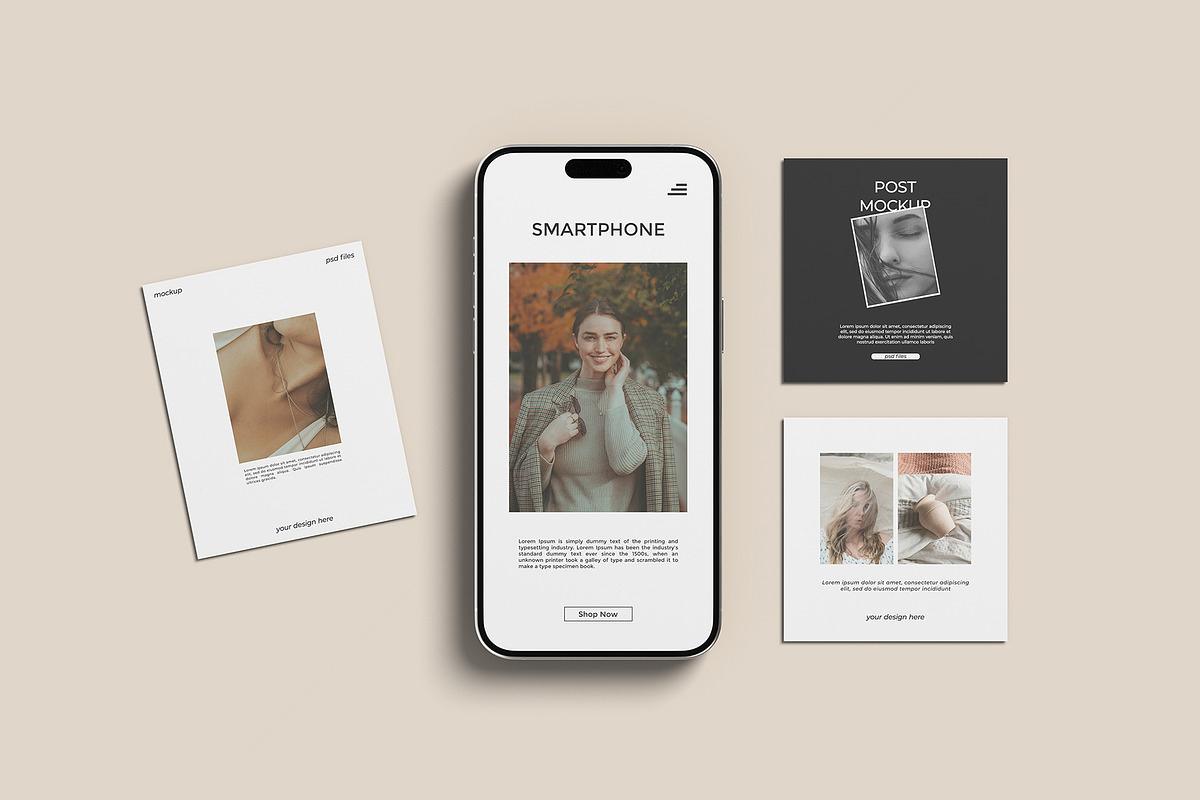 Instagram Post Mockup, a Wearable Device Mockup by graphicpages (Photo 7 of 15)