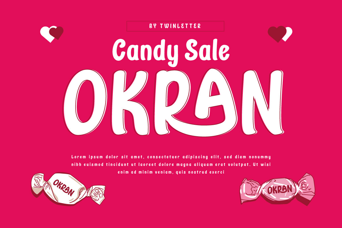 Raphela - Display Font, a Sans Serif Font by twinstd (Photo 6 of 9)