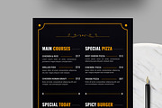 Restaurant Food Menu Layout, a Stationery Template by MightyDesign (Thumbnail 4 of 8)