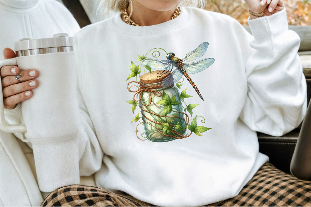 Green Summer Cottagecore Clipart, an Illustration by Sublimation Artist (Photo 4 of 6)