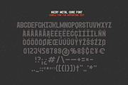 Hairy Metal - Hardcore Font, a Blackletter Font by Gleb Guralnyk (Thumbnail 10 of 10)