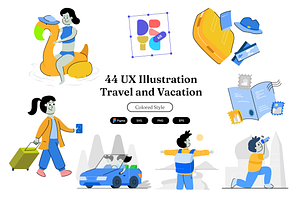 44 UX Illustration | Vacation