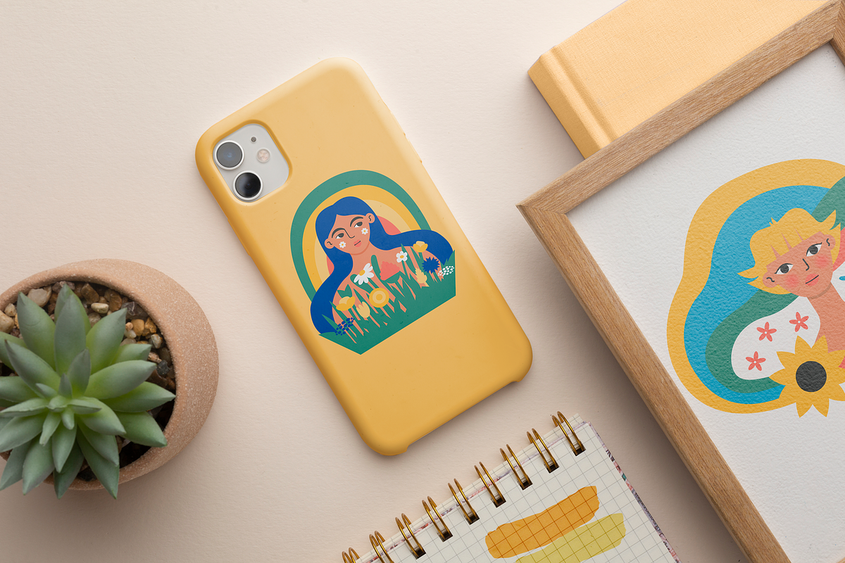 Blooming summer art set, a Decorative Illustration by Oliana Moroz (Photo 17 of 20)
