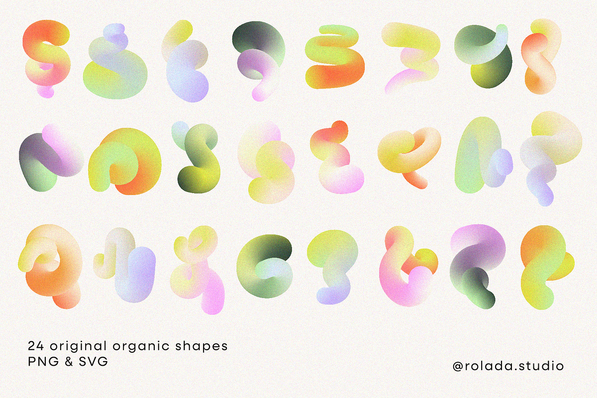 Gradient Swirls Collection, an Object Graphic by rolada.studio (Photo 2 of 5)