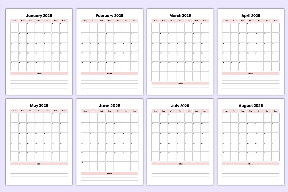 2025 Life Planner Canva Template