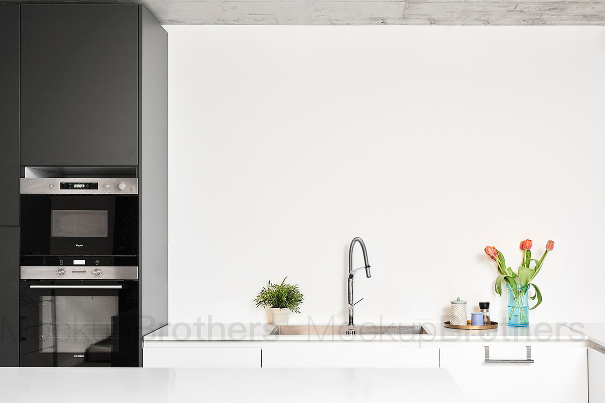 Kitchen mockup mock up 17, a Print Template by MockUpBrothers (Photo 3 of 5)