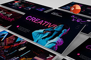 Neon Tokyo Powerpoint Template, a Presentation Template by GearShift (Thumbnail 1 of 8)