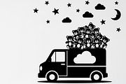 Cute baby toy truck design featuring, an Illustration by Amazin_art (Thumbnail 11 of 33)