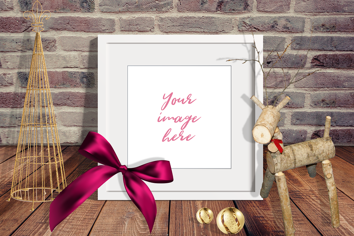 2017 Holiday Frame Mockup, a Print Template by Swarovski Crystals (Photo 1 of 3)