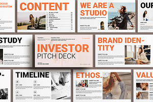 Investor Pitch Deck Presentation, a Presentation Template by E-Type