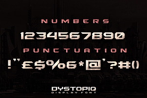 DYSTOPIQ FONT