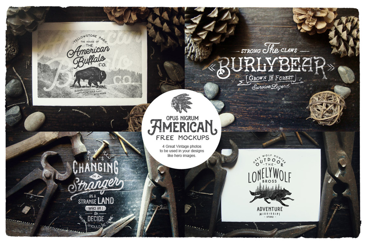 American Vintage Badges 5, a Branding & Logo Template by Opus Nigrum (Photo 5 of 5)