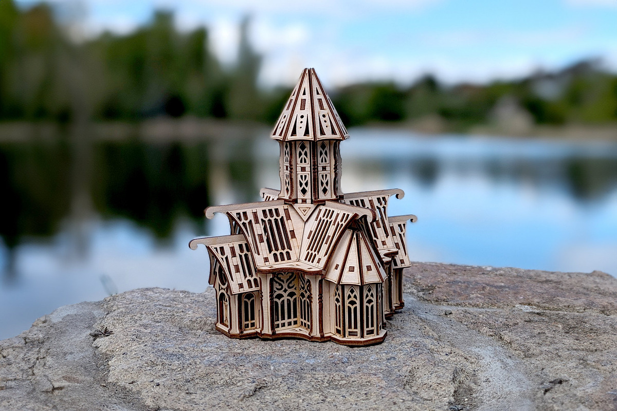 Gothic Castle Church - Laser Project, an Object Graphic by VectorPainter (Photo 5 of 12)