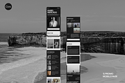 2 mobile pages in Canva, a Landing Page Template by Make It Yours Lab. (Thumbnail 4 of 8)