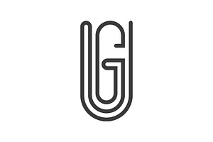 UG or GU logo and icon design, a Branding & Logo Template by mrshamsjaman