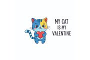 Valentine’s Day Cute Icons Set, an Object Illustration by Designer_Momina (Thumbnail 4 of 21)