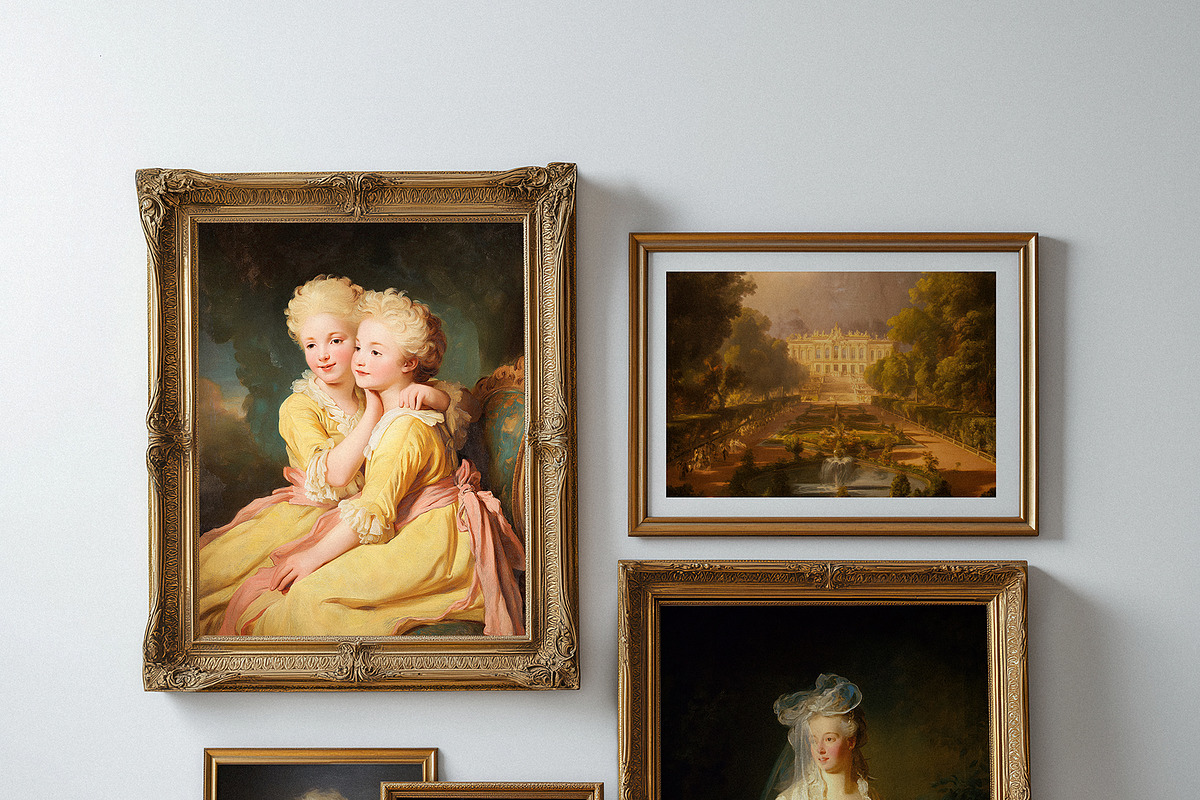 Versailles - Rococo Art Prints Set, an Object Graphic by Kaleriia