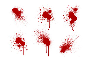 Blood splash collection, an Object Illustration by art PVP - market