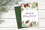Christmas Watercolor Greenery, an Illustration by Graphic Blue Bird (Thumbnail 4 of 5)