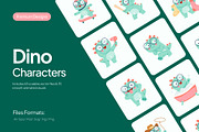 80 Dino Illustration Bundle, an Animal Illustration by Brickclay (Thumbnail 1 of 12)