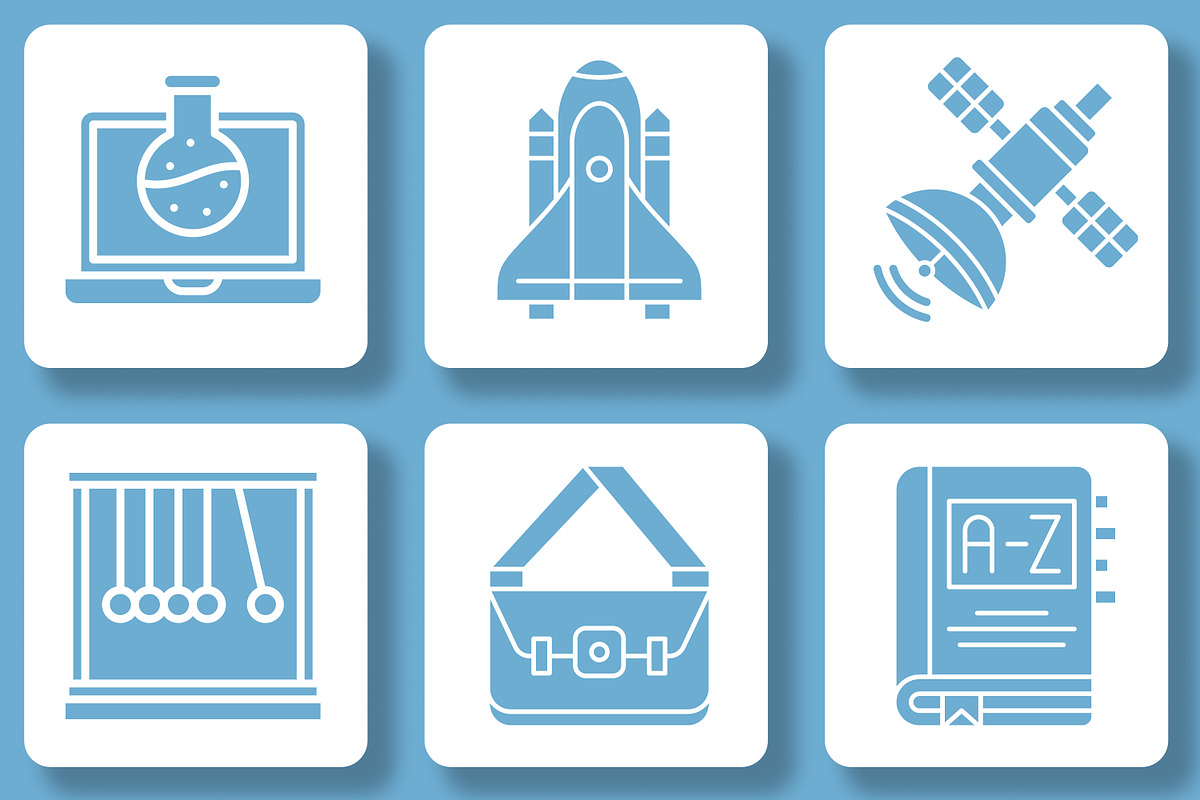 Education Icons Set, an Icon by Tekuni (Photo 11 of 12)